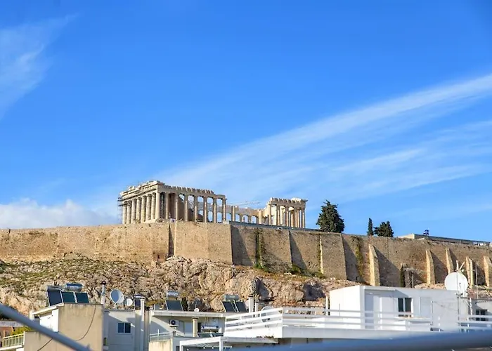 Acropolis Area Flat With Parthenon Views